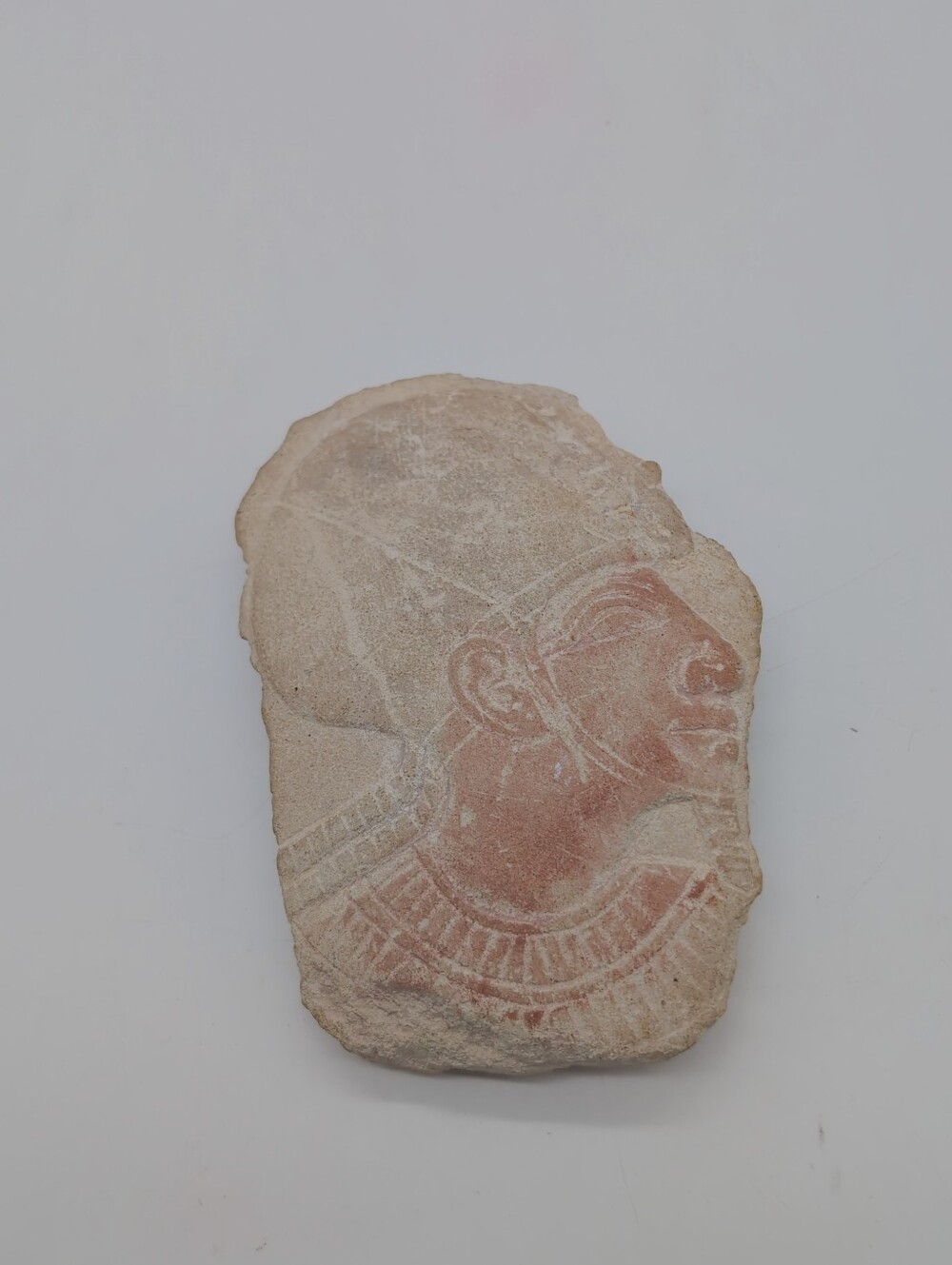 Vintage Egyptian Amarna Style Carved Stone Relief Plaque Replica - Royal Profile